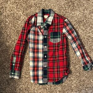 Crewcuts Multicolor Plaid Kids Button Down Shirt